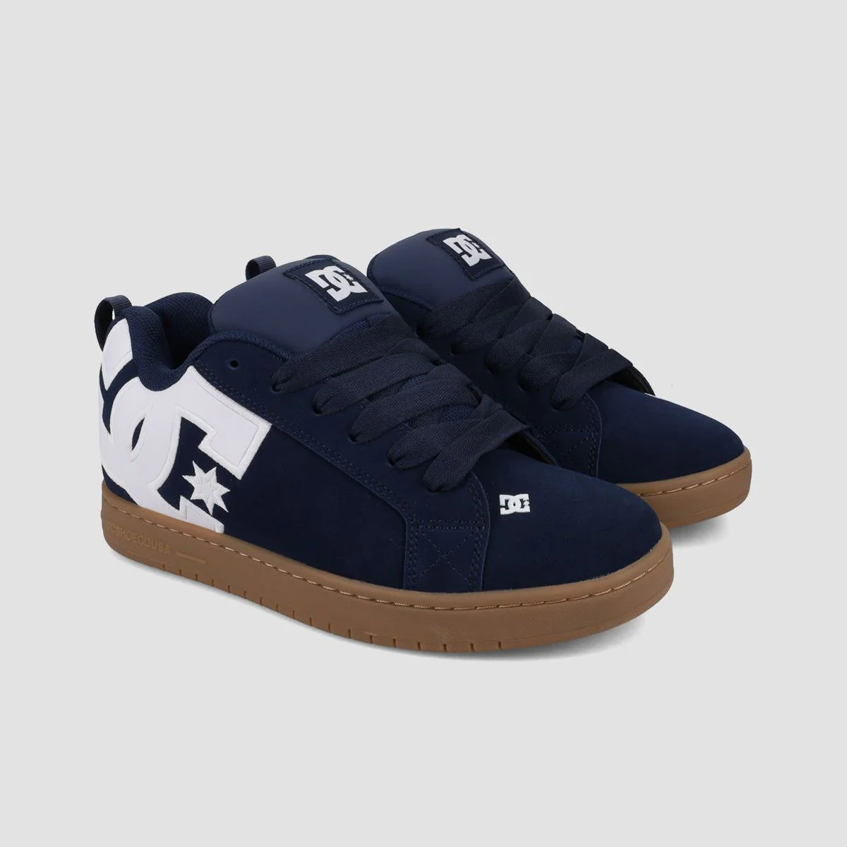 DC Court Graffik Shoes - Navy/Gum - Image 2