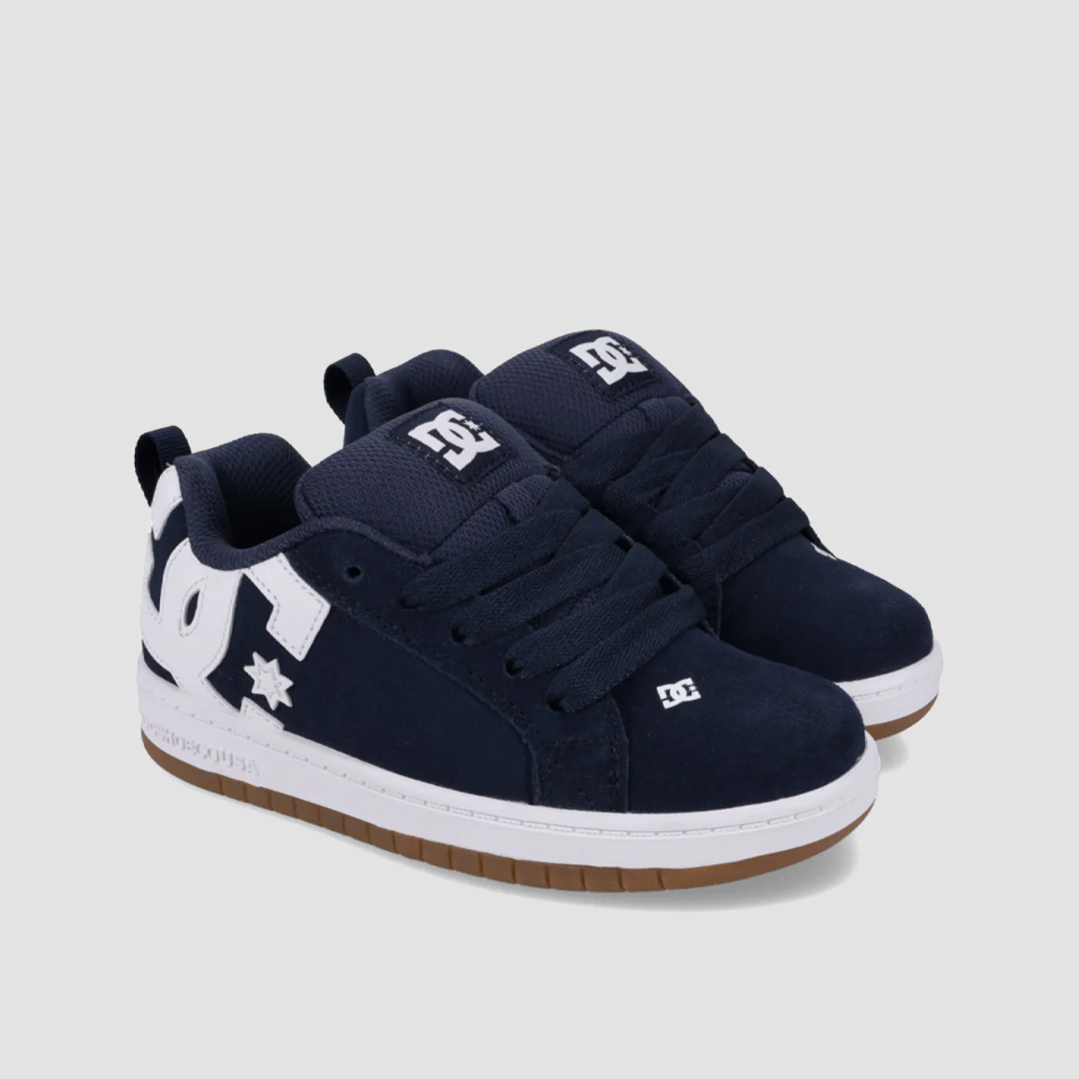 DC Court Graffik Shoes - Navy/White/Gum - Kids - Image 2