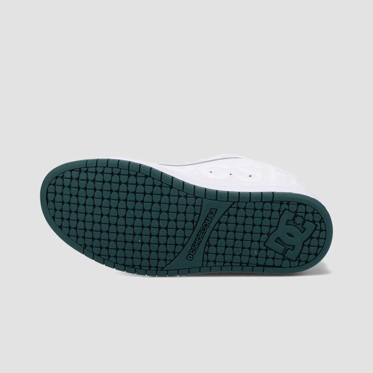 DC Court Graffik Shoes - White/Whtie/Green - Image 4
