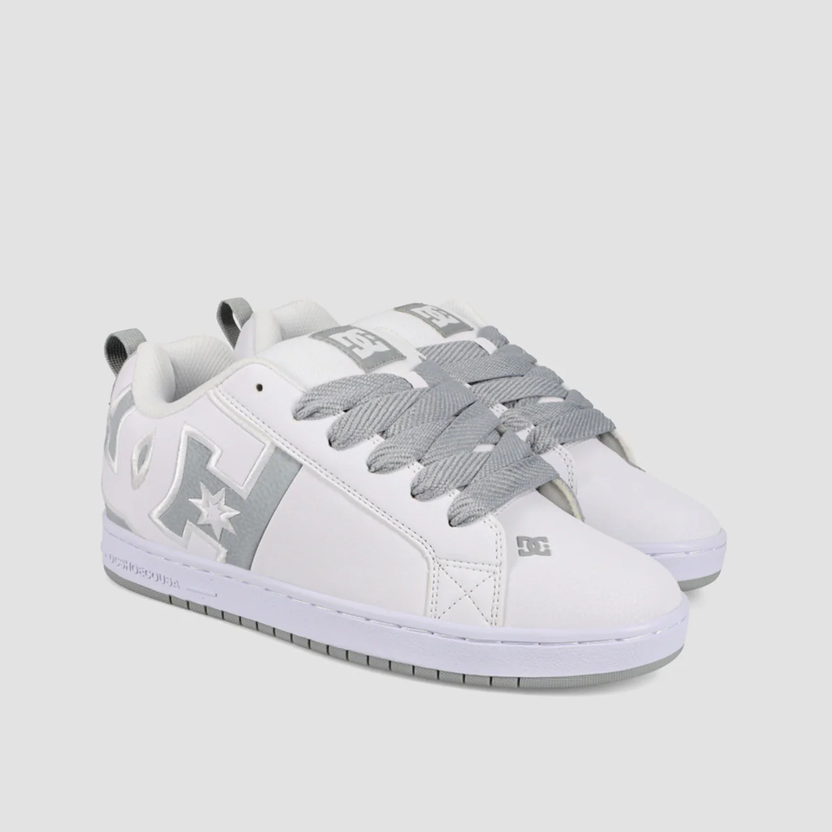 DC Court Graffik SQ Shoes - White/Grey - Image 2