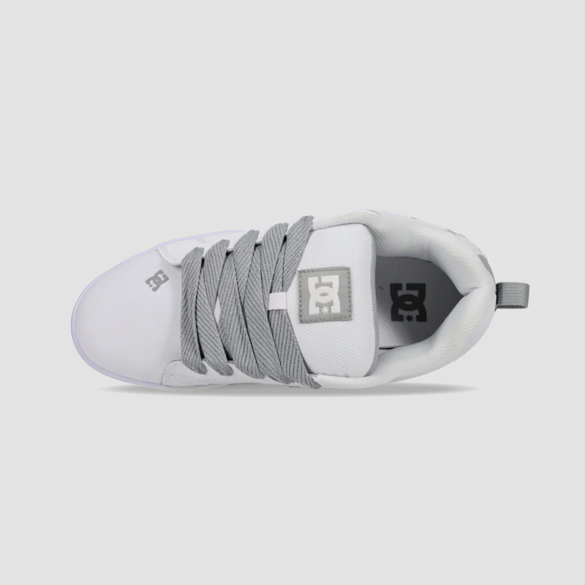 DC Court Graffik SQ Shoes - White/Grey - Image 3