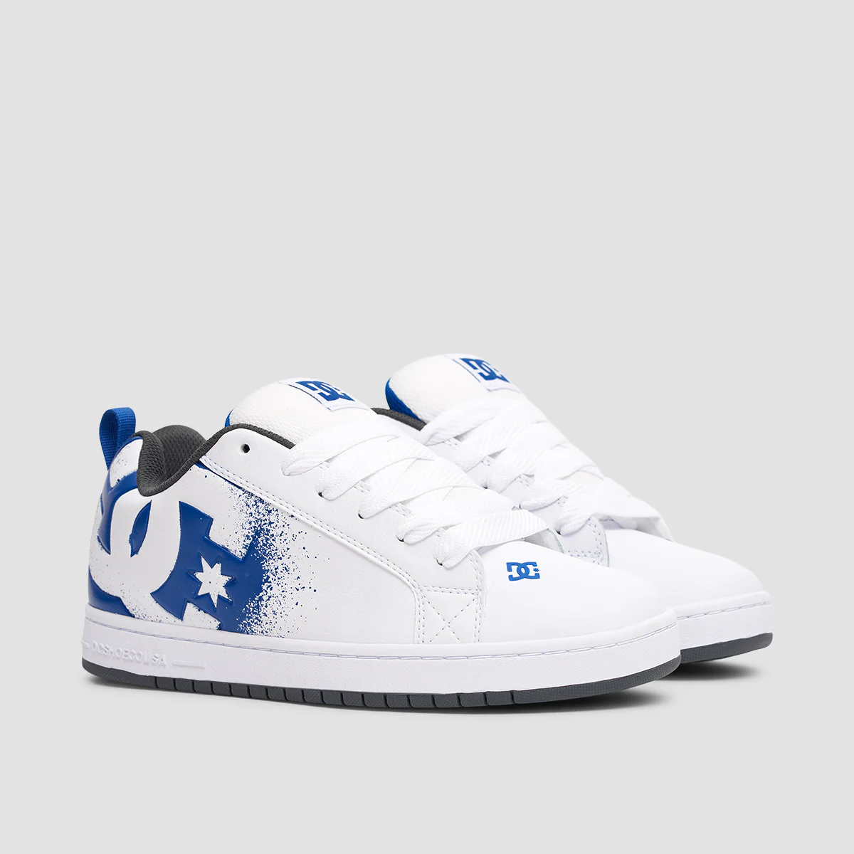 DC Court Graffik Shoes - White/Blue/Grey - Image 2