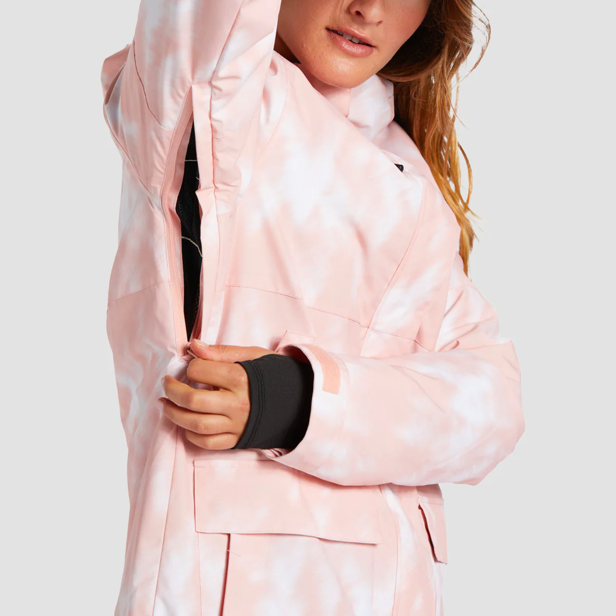 DC Cruiser 10K Snow Jacket Pink Tree Runs - Womens Pink Tree Runs - Womens - Image 3