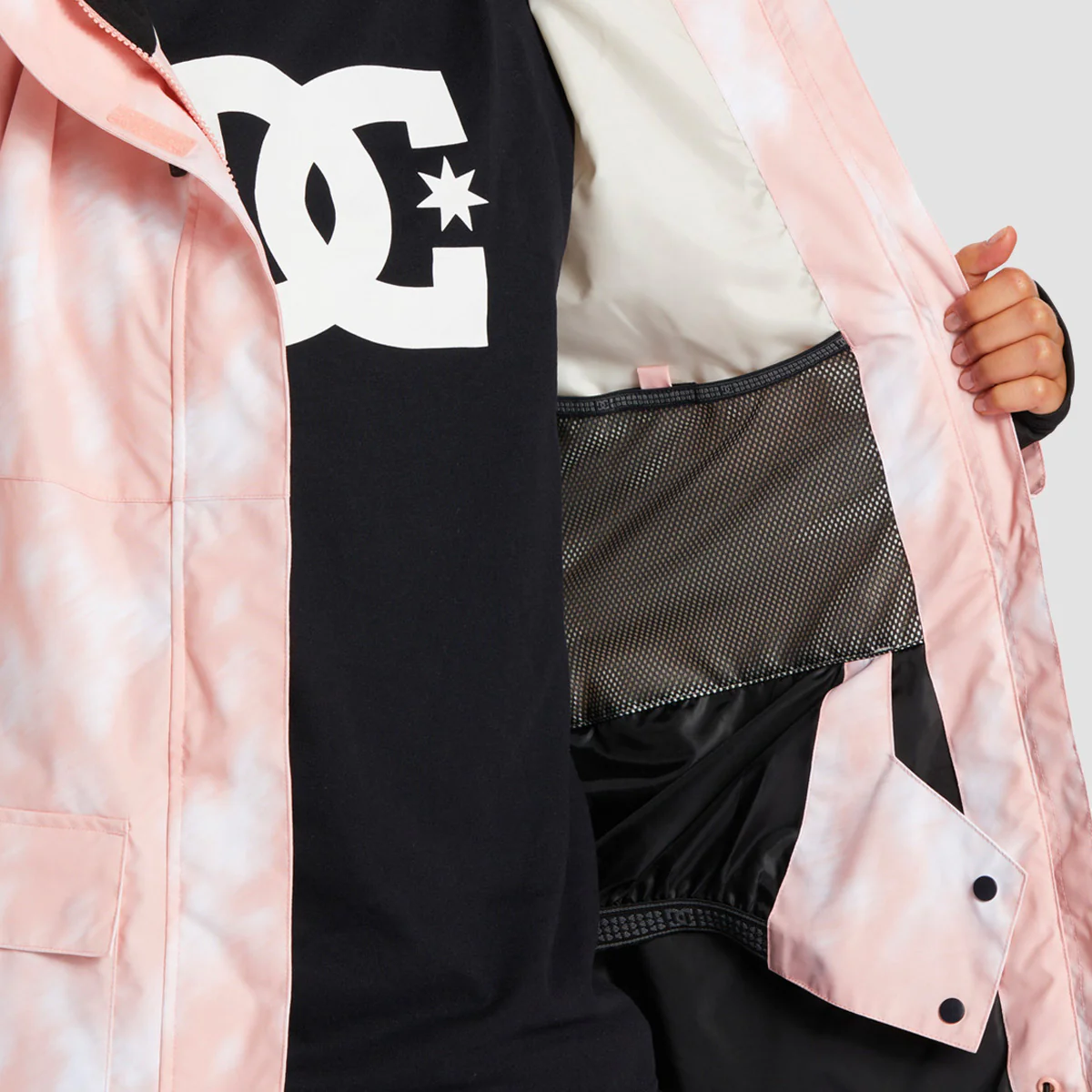 DC Cruiser 10K Snow Jacket Pink Tree Runs - Womens Pink Tree Runs - Womens - Image 4