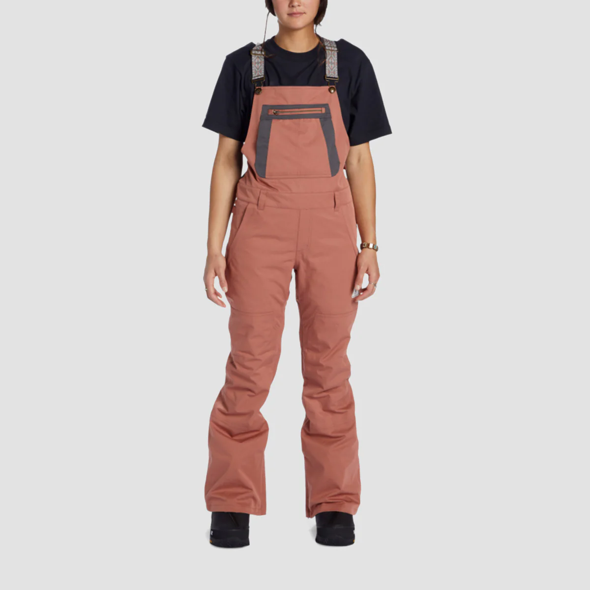 DC Crusade Bib Snow Pants Cedar Wood - Womens - Image 3