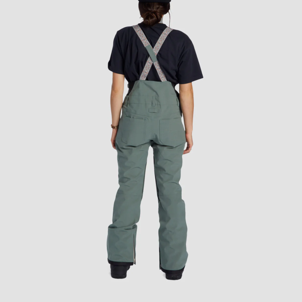 DC Crusade Bib Snow Pants Dark Forest - Womens - Image 2