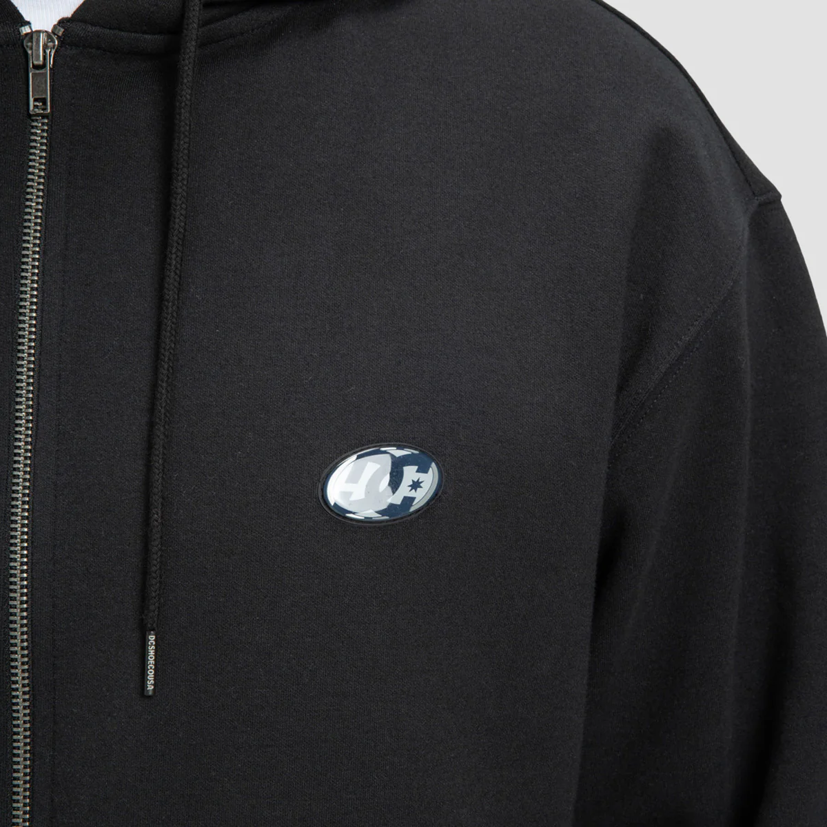 DC Dive In Zip Hoodie Black - Image 2