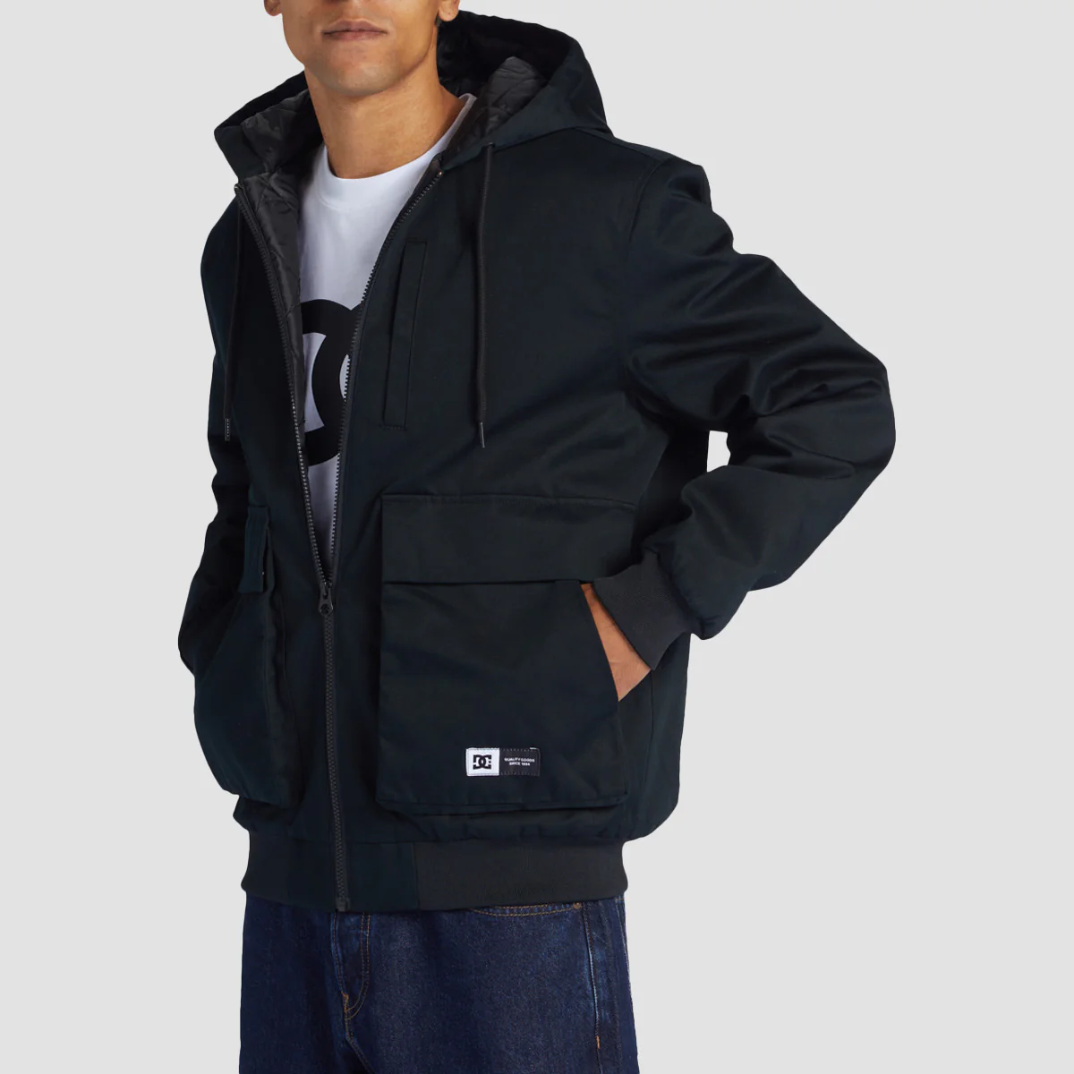 DC Escalate Padded Jacket Black - Image 2