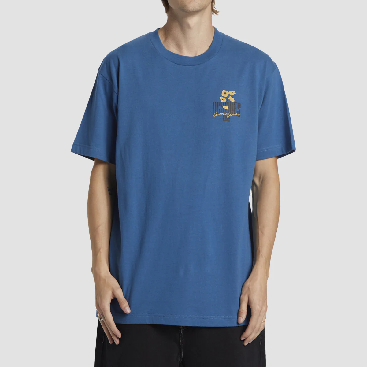 DC Growing Pains T-Shirt Dark Blue - Image 2