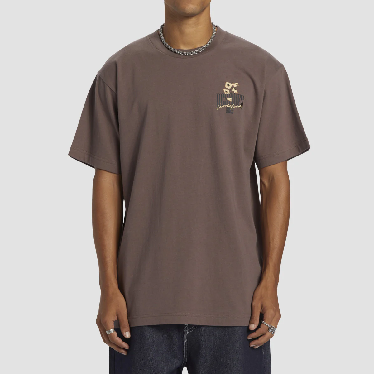 DC Growing Pains T-Shirt Plum Truffle - Image 2