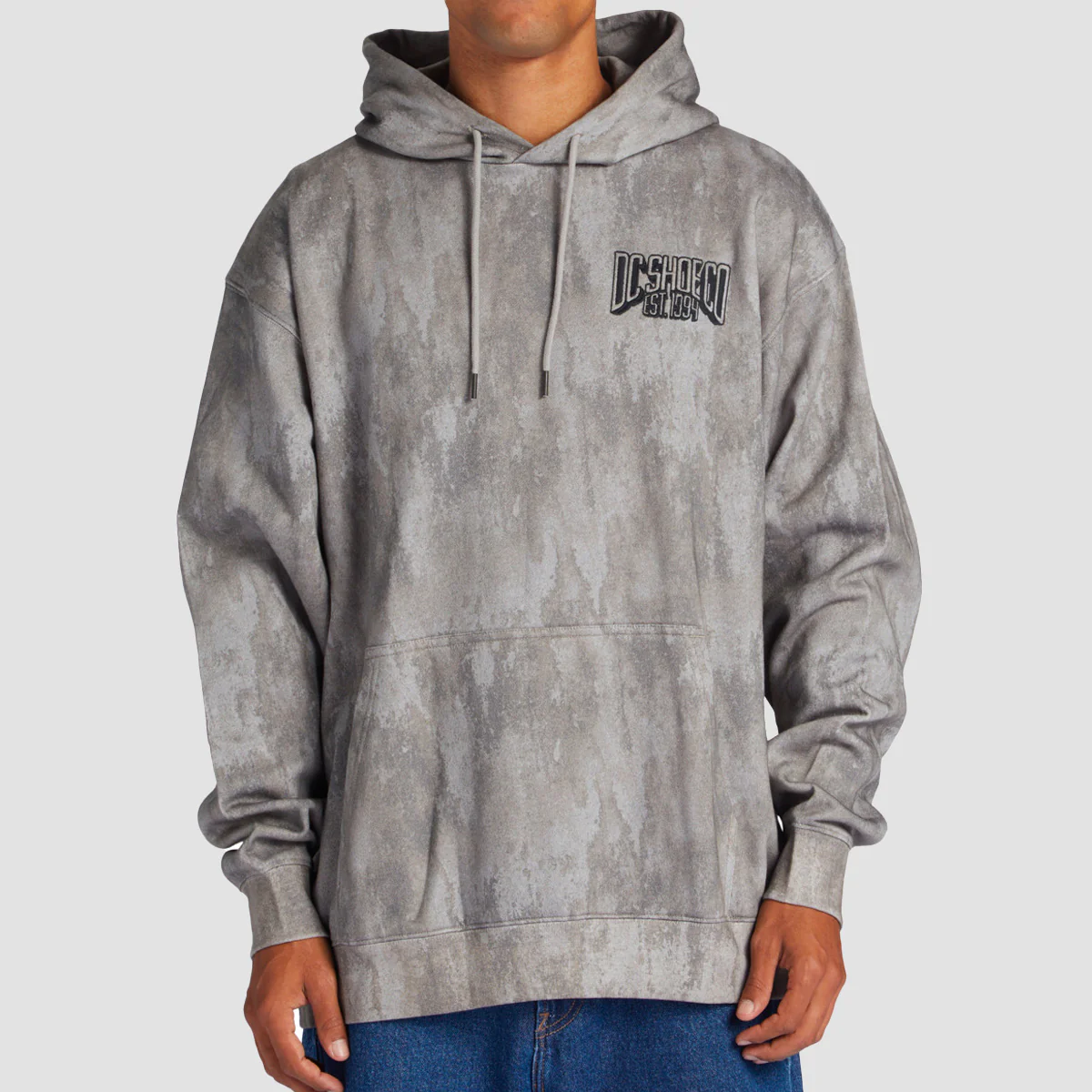 DC Hangar Pullover Hoodie Grey Stone
