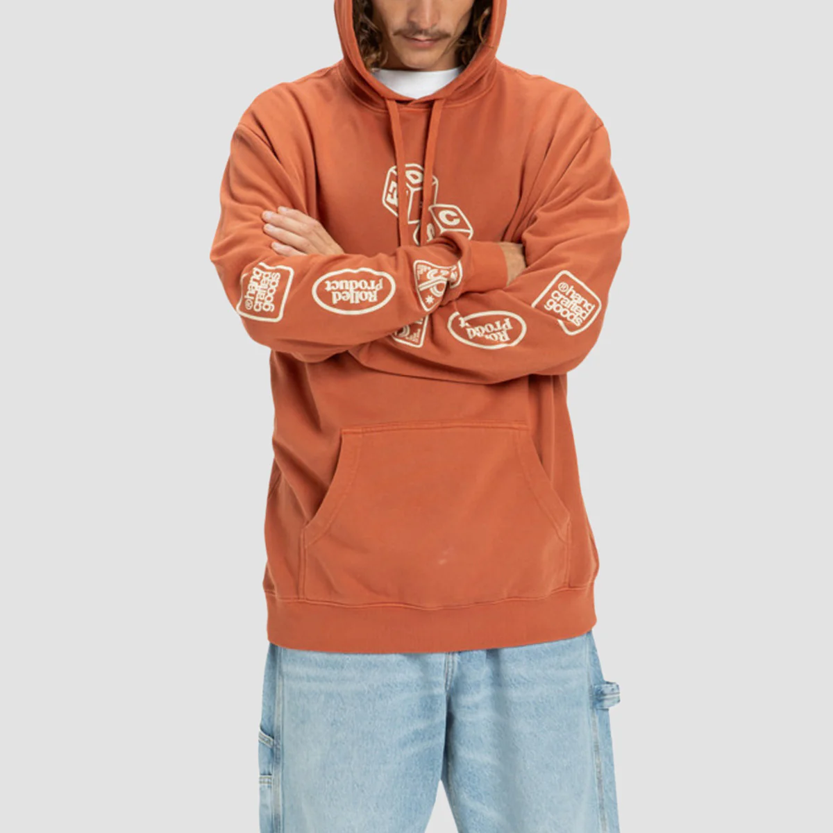 DC Hi Rolling Pullover Hoodie Picante - Image 3