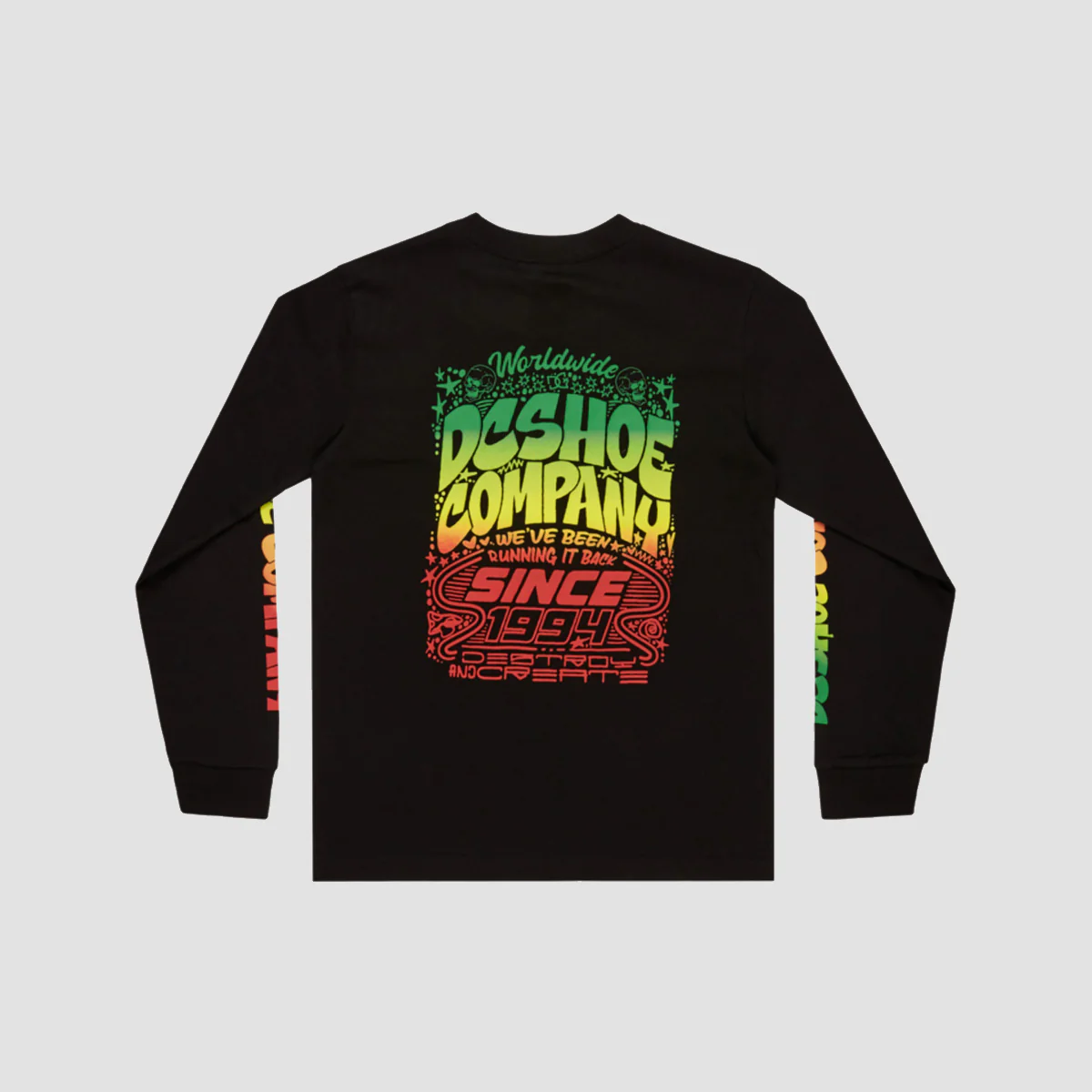 DC Hot Box Longsleeve T-Shirt Black - Kids - Image 2