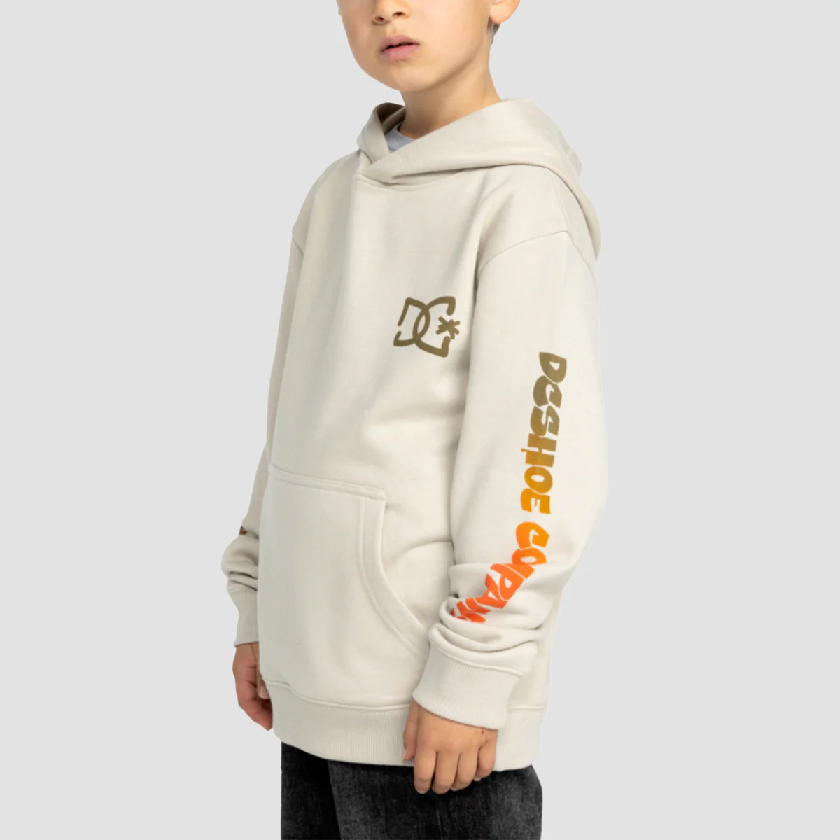DC Hot Box Pullover Hoodie Pelican - Kids - Image 3