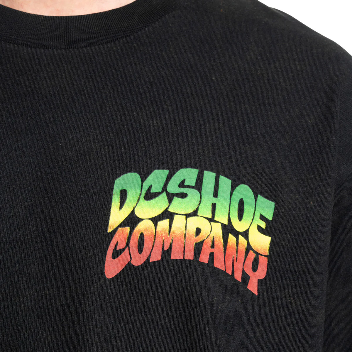 DC Hot Box T-Shirt Black Rain Wash - Image 3