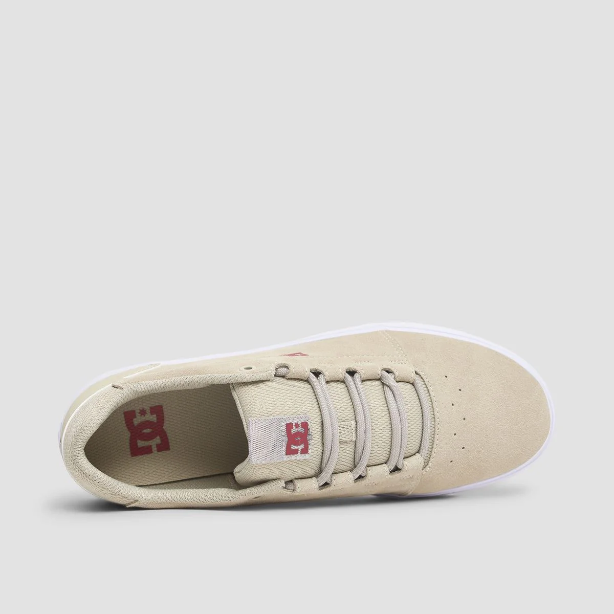 DC Hyde Shoes - Tan/Red - Image 4