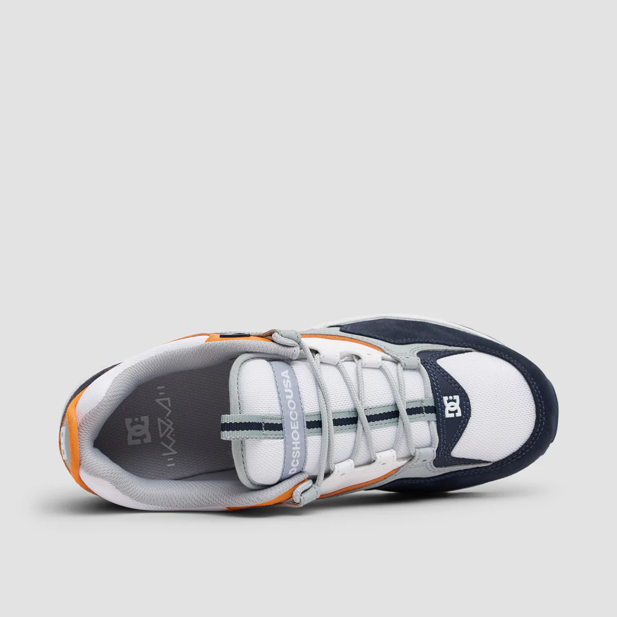 DC Kalis Lite Shoes - Navy/Orange - Image 4