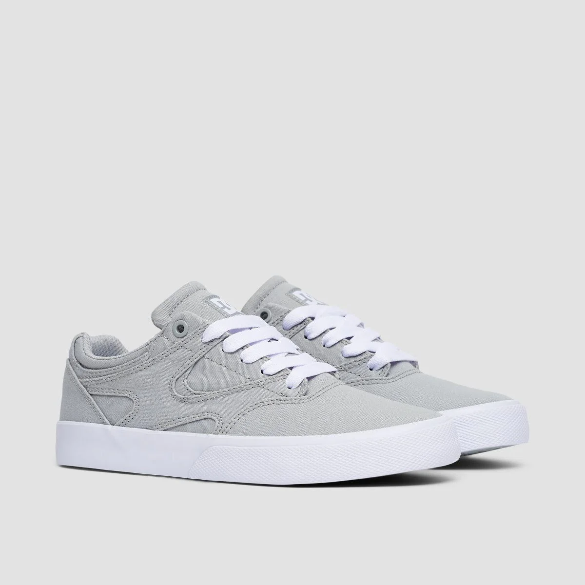 DC Kalis Vulc Shoes - Grey/White - Womens - Image 2