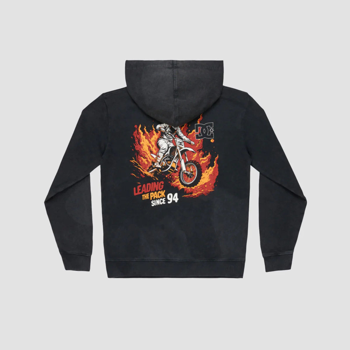 DC Leading The Pack Pullover Hoodie Black Acid - Kids - Image 2