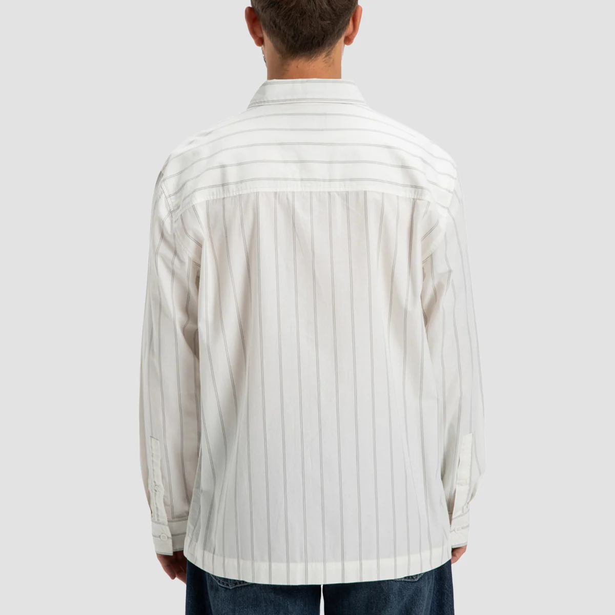 DC Long Lines Longsleeve Shirt Lily White - Image 2