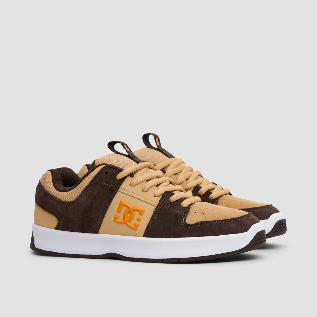 DC Lynx Zero S Shoes - Brown/Brown/Orange - Image 2