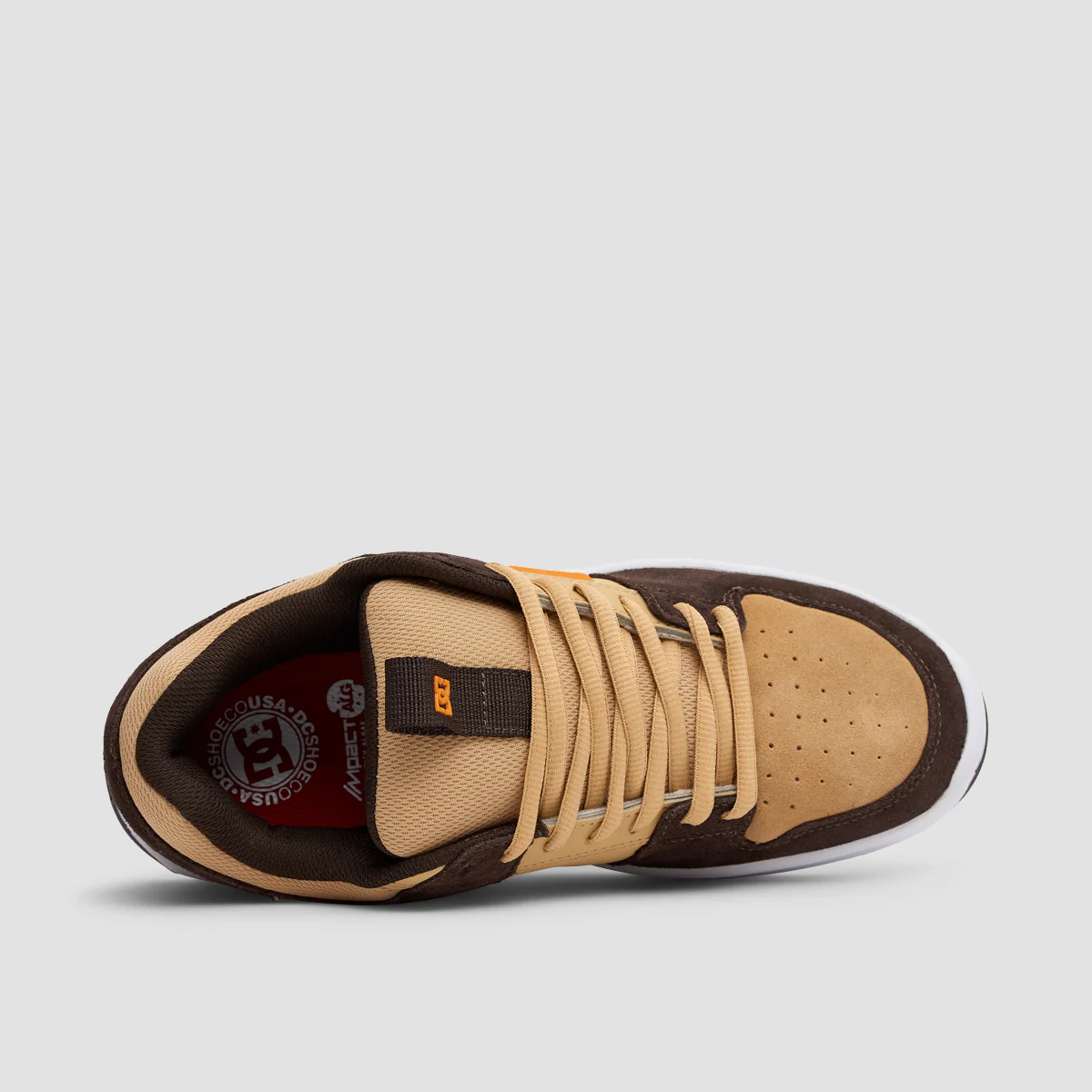 DC Lynx Zero S Shoes - Brown/Brown/Orange - Image 4