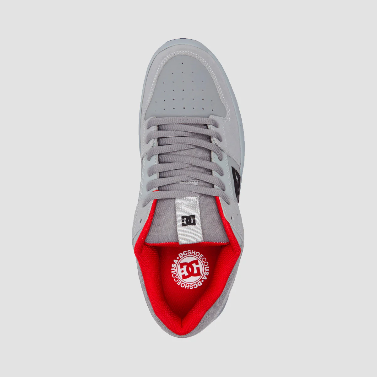 DC Lynx Zero S Shoes - Grey/Grey/Red - Image 2