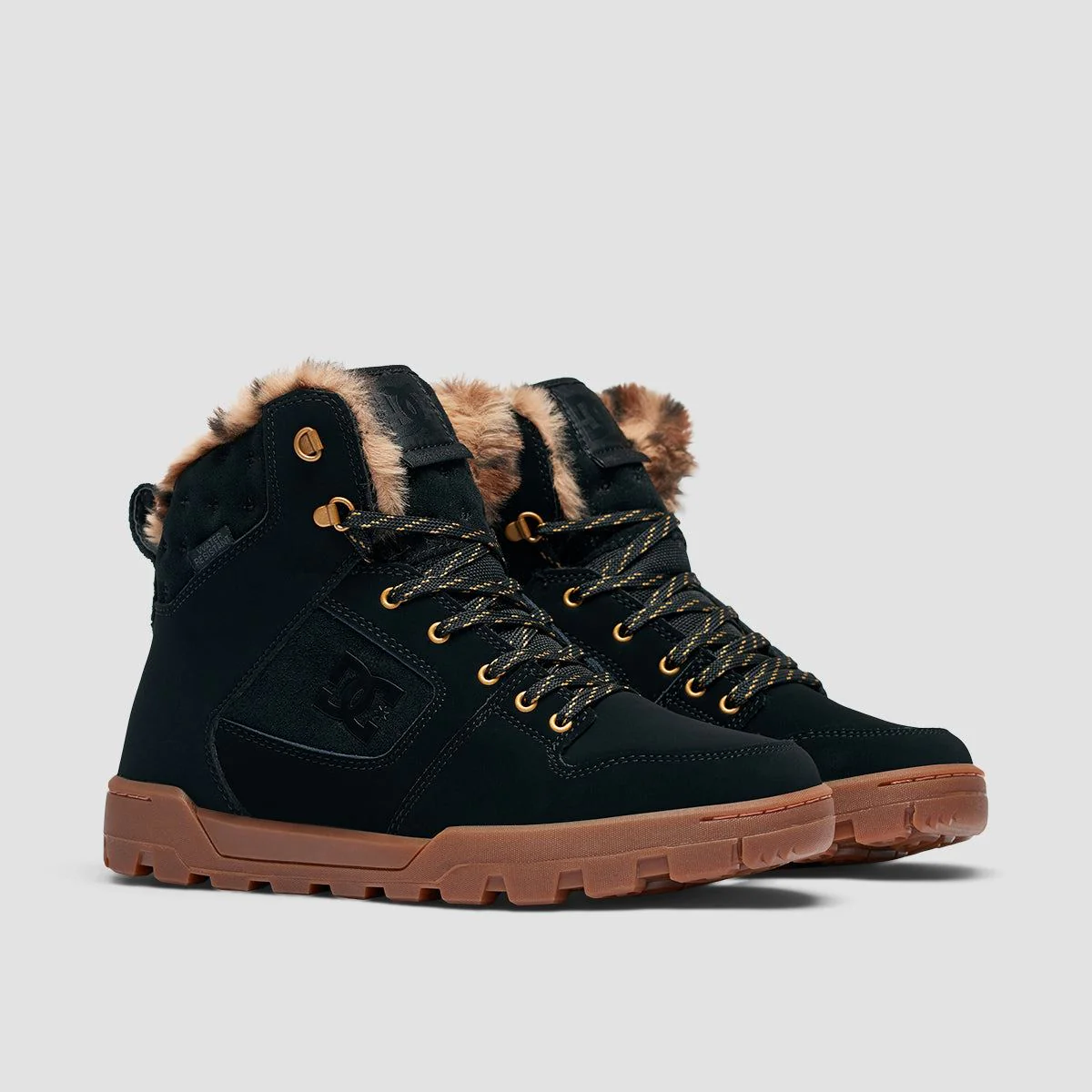 DC Manteca 4 Boots Dark Chocolate/Leopard - Image 2