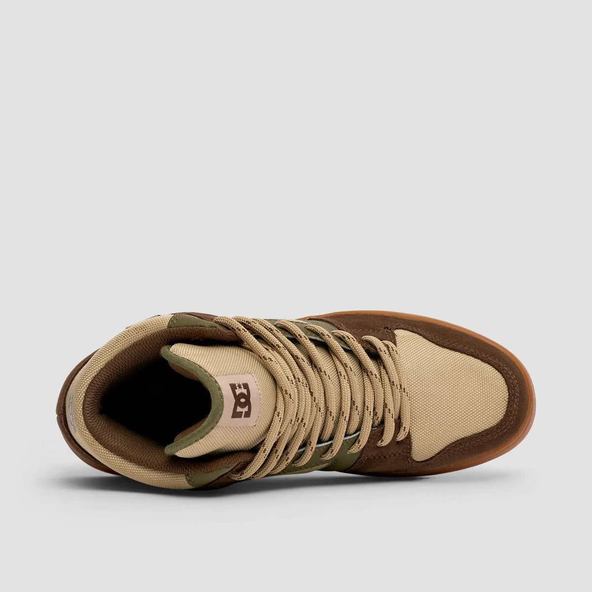 DC Manteca 4 Hi WR Shoes - Dark Chocolate/Military - Image 4