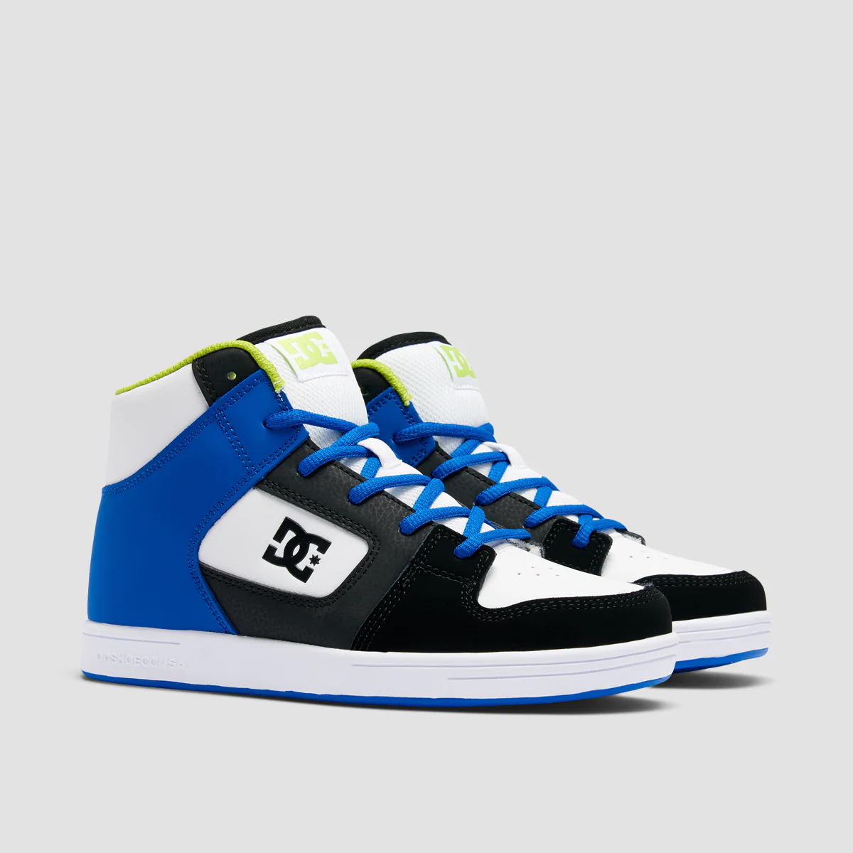 DC Manteca 4 High Top Shoes - Black/Blue/Green - Kids - Image 2