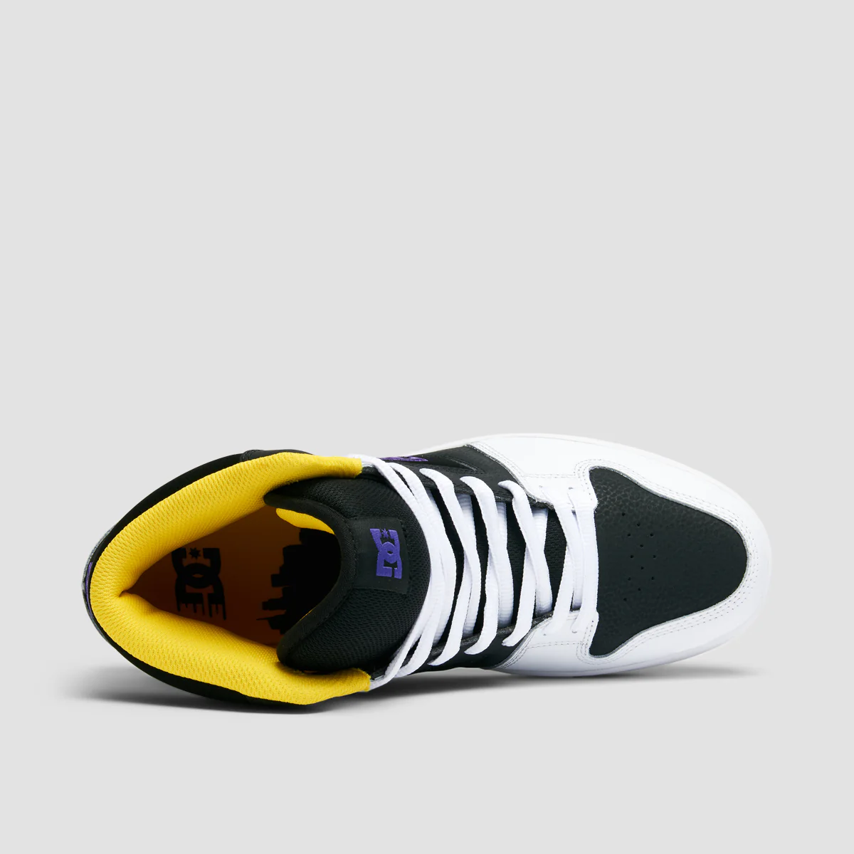 DC Manteca 4 High Top Shoes - Black/White/Purple - Image 4
