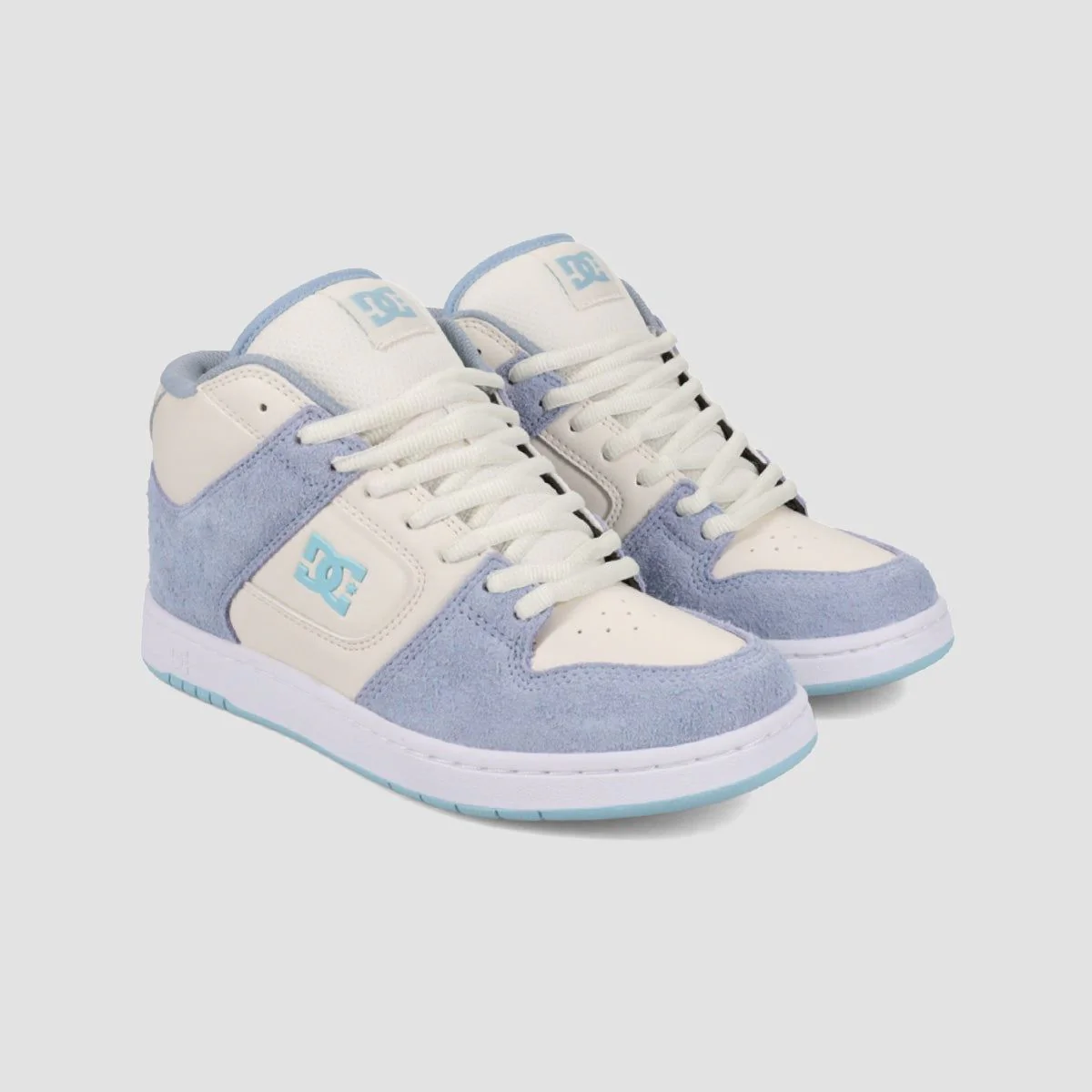 DC Manteca 4 Mid-Top Shoes - Blue/White - Womens - Image 2