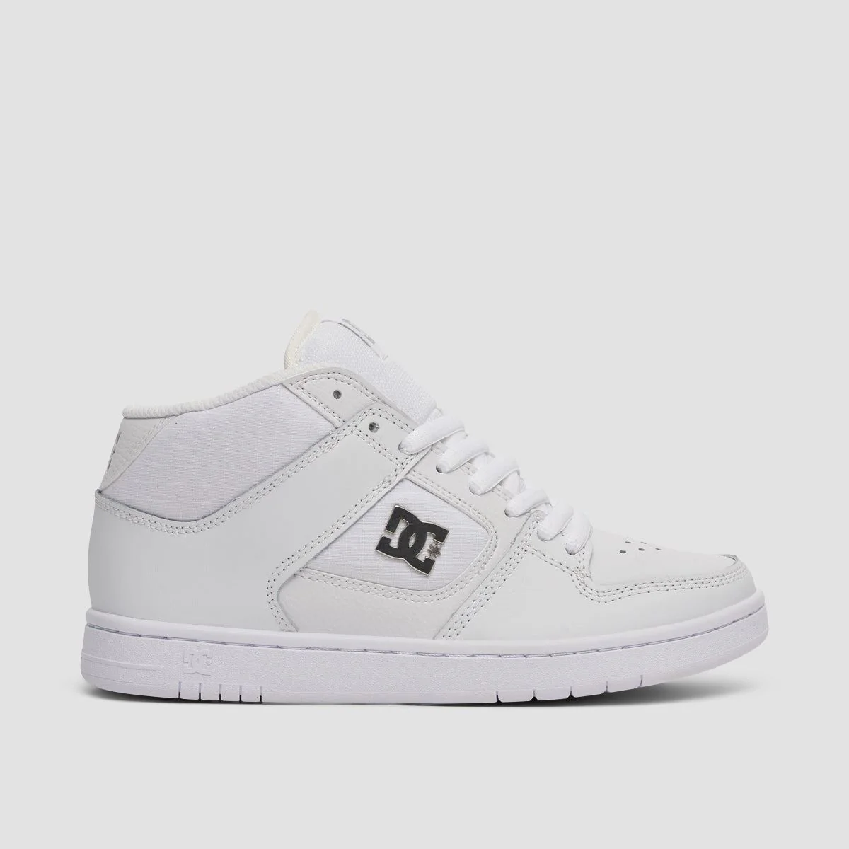 DC Manteca 4 Mid Shoes - White/Silver - Womens
