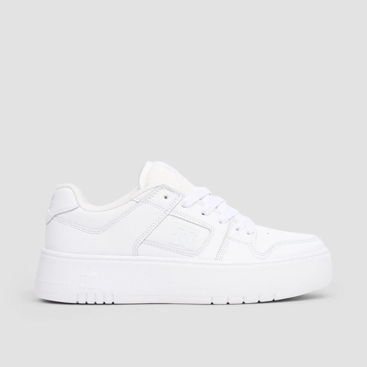 DC Manteca 4 Platform Shoes - White/White - Womens