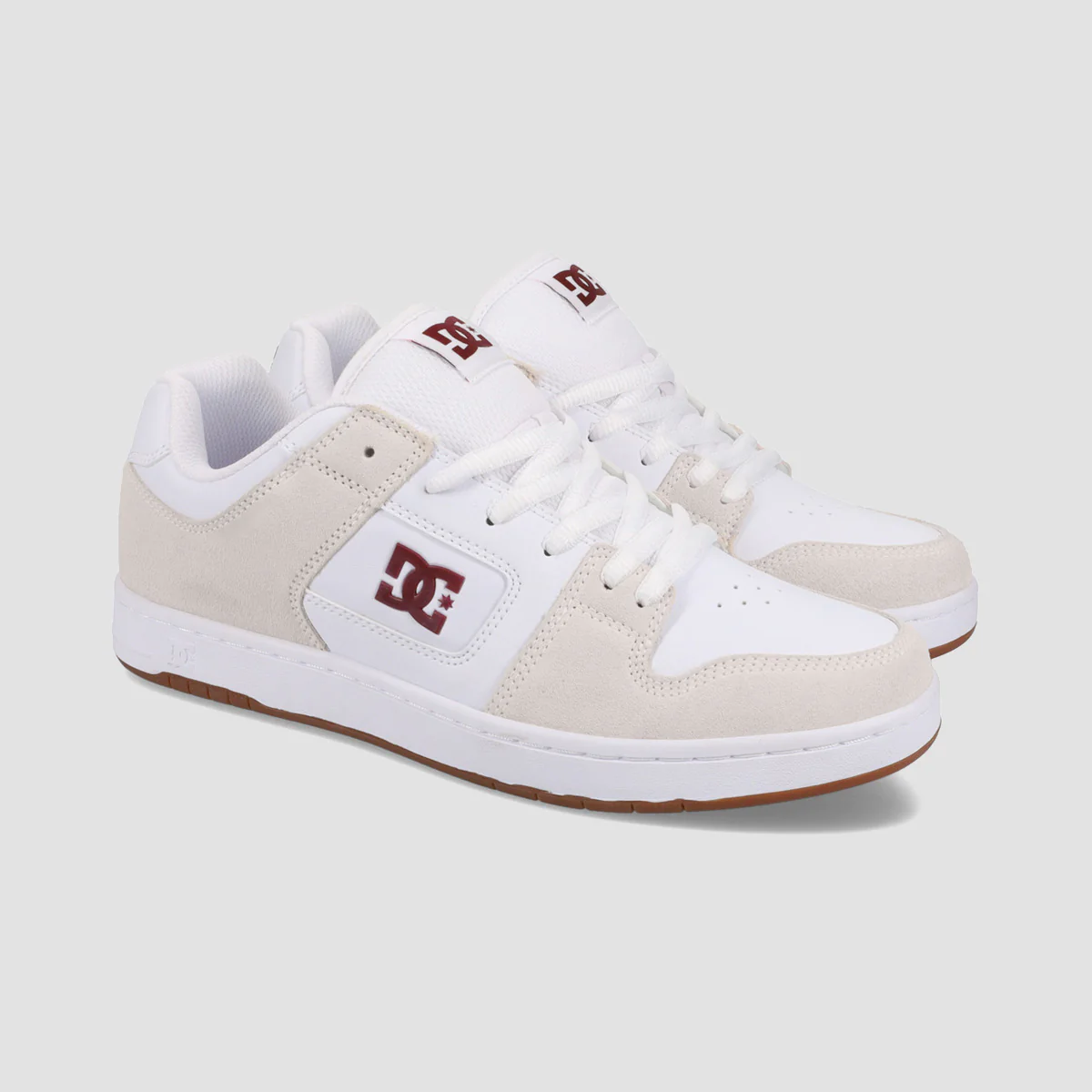 DC Manteca 4 Shoes - White/Maroon - Image 2