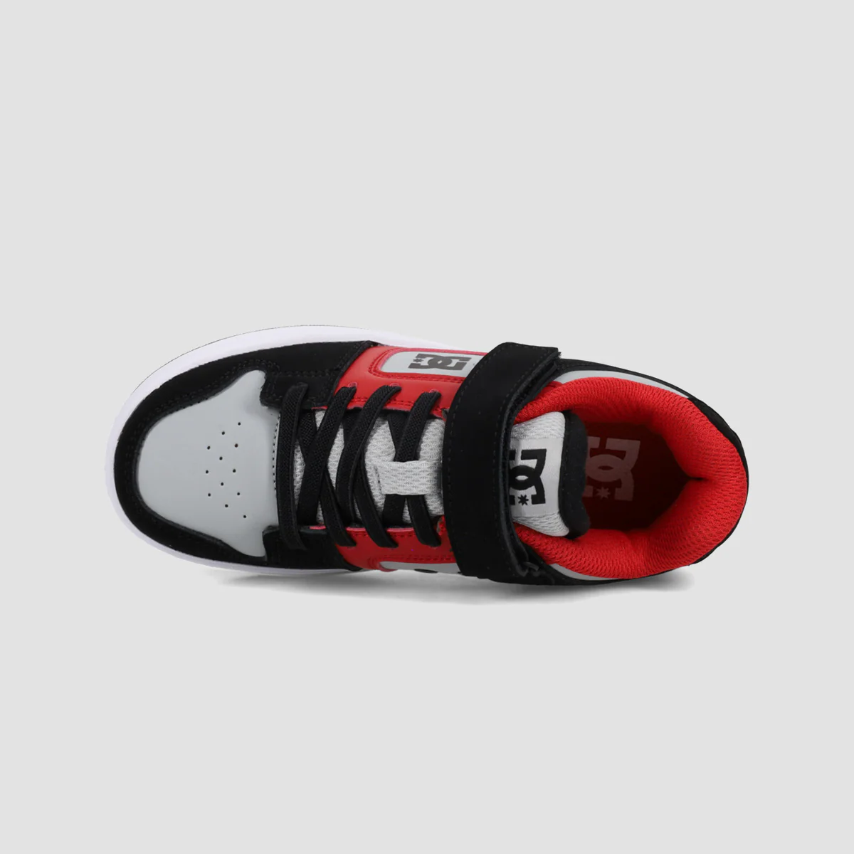 DC Manteca 4 V Shoes - Black/Grey/Red - Kids - Image 3