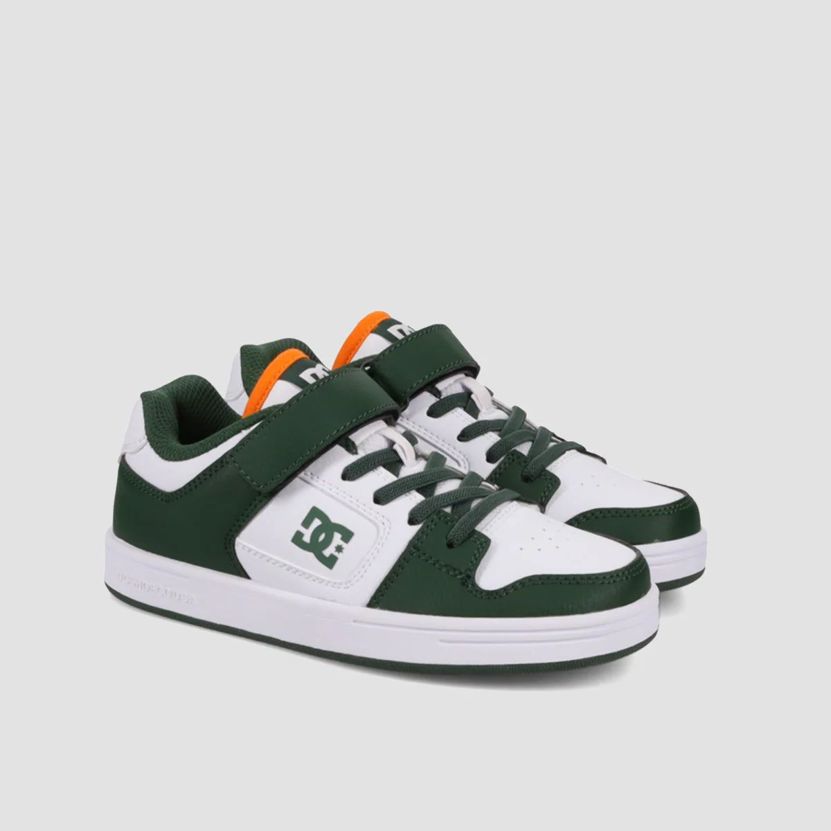 DC Manteca 4 V SN Shoes - White/Dark Green/Orange - Kids - Image 2