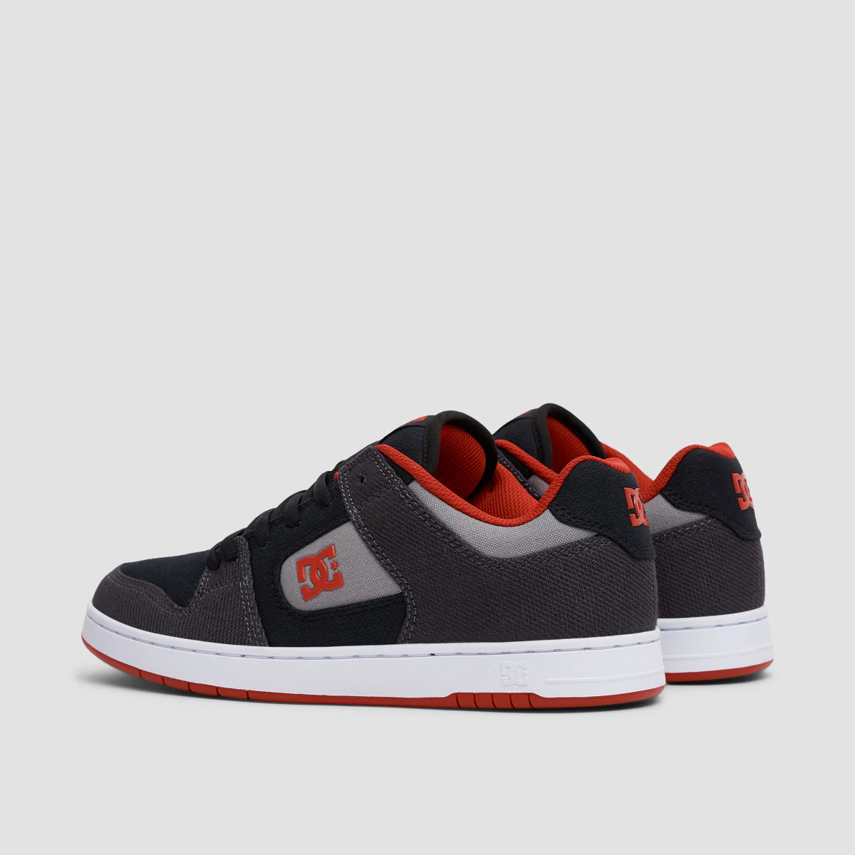 DC Manteca 4 Zero Waste Shoes - Black/Grey/Red - Image 3