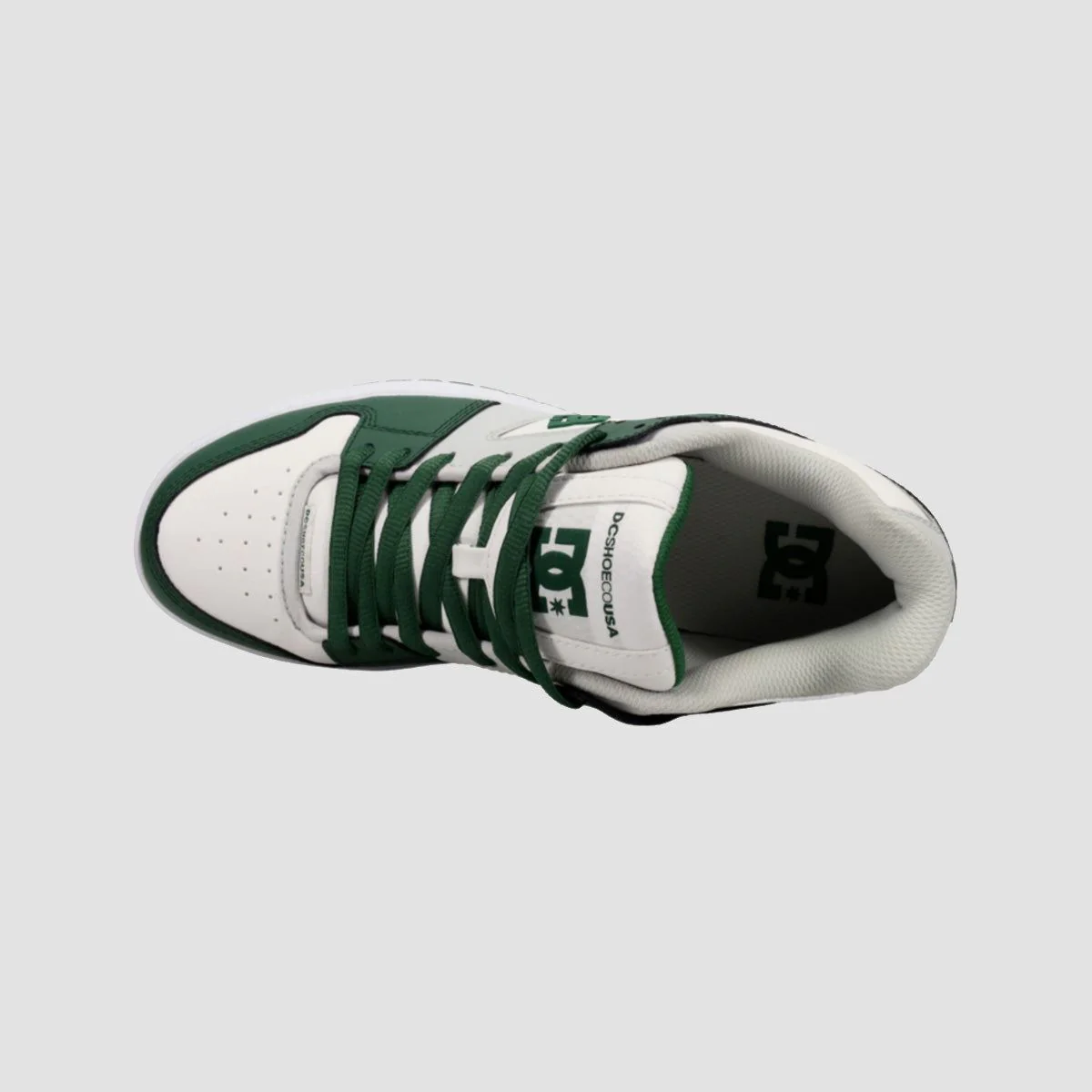 DC Manteca SE Shoes - White/Grey/Green - Image 2
