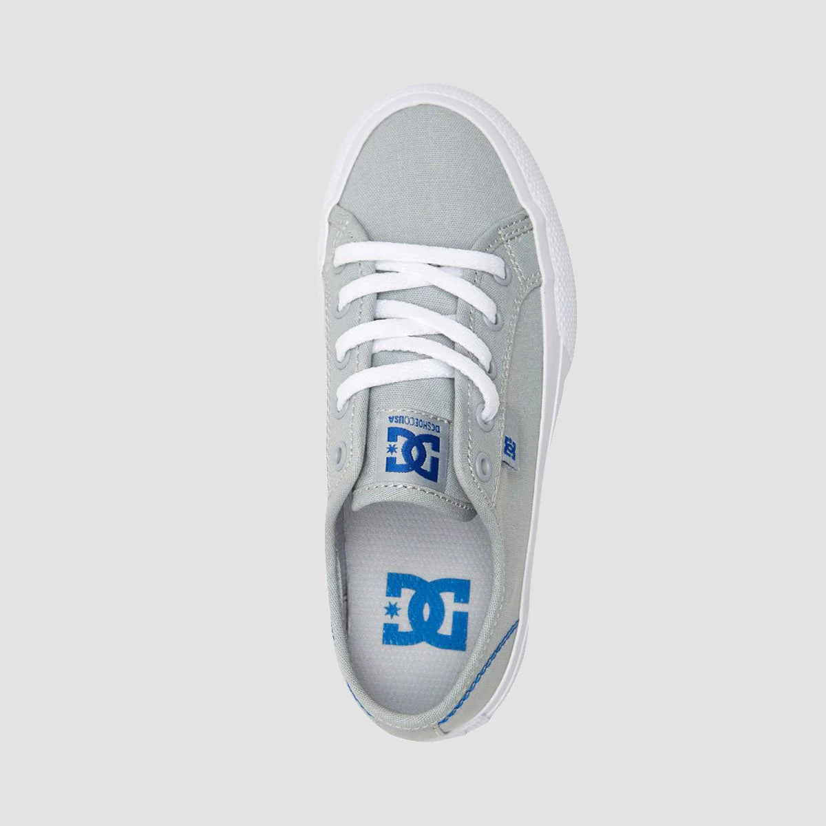 DC Manual Shoes - Grey/White - Kids - Image 2