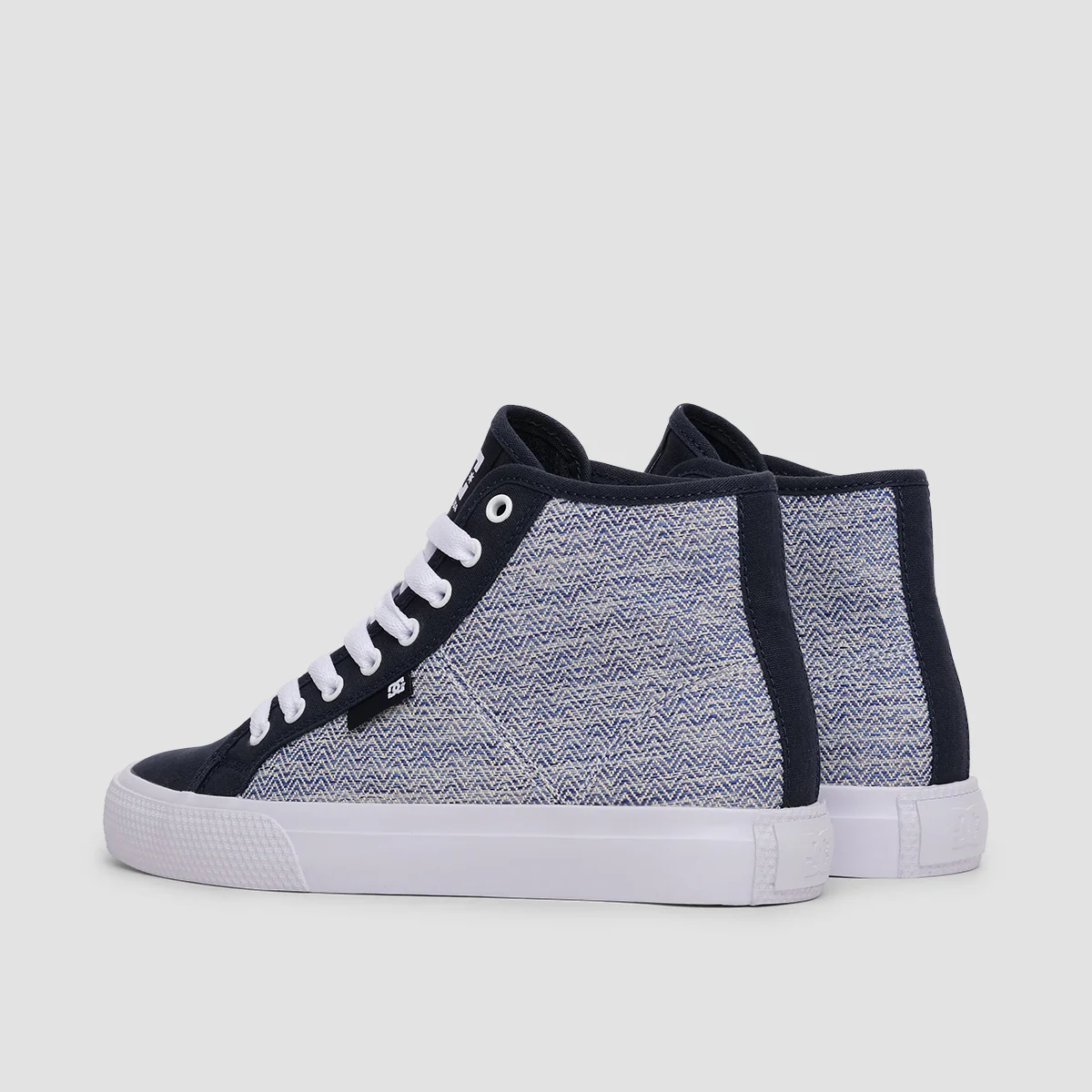 DC Manual Hi TXSE Shoes - Blue/White - Womens - Image 3