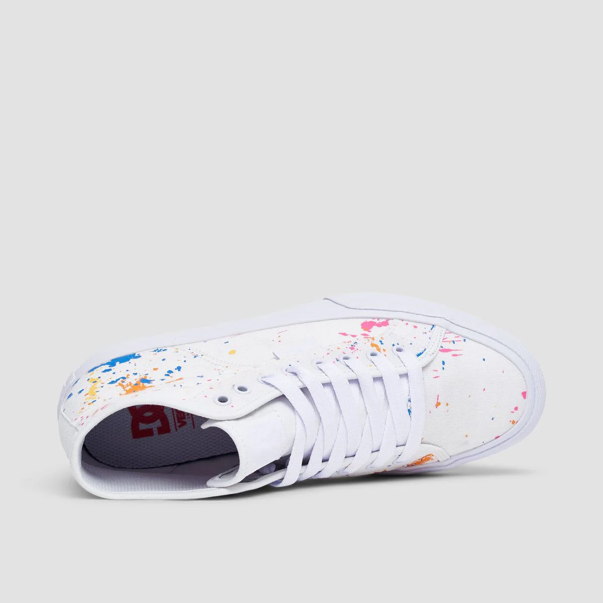 DC Manual Hi TXSE Shoes - White/Splatter - Womens - Image 4
