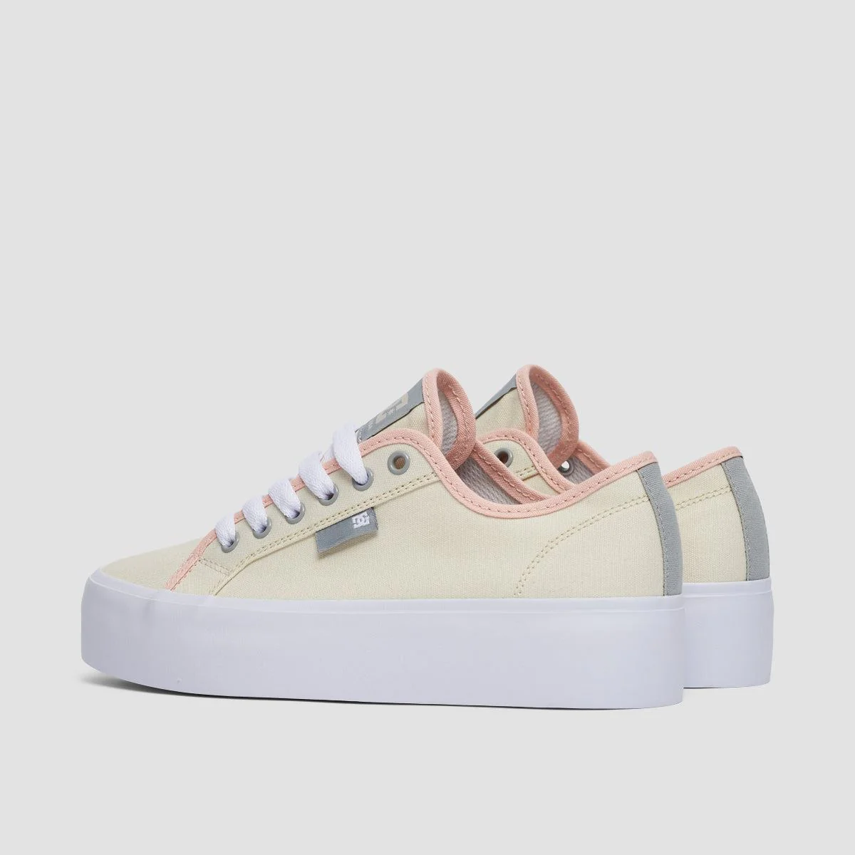 DC Manual Platform Shoes - Off White - Womens - Image 3