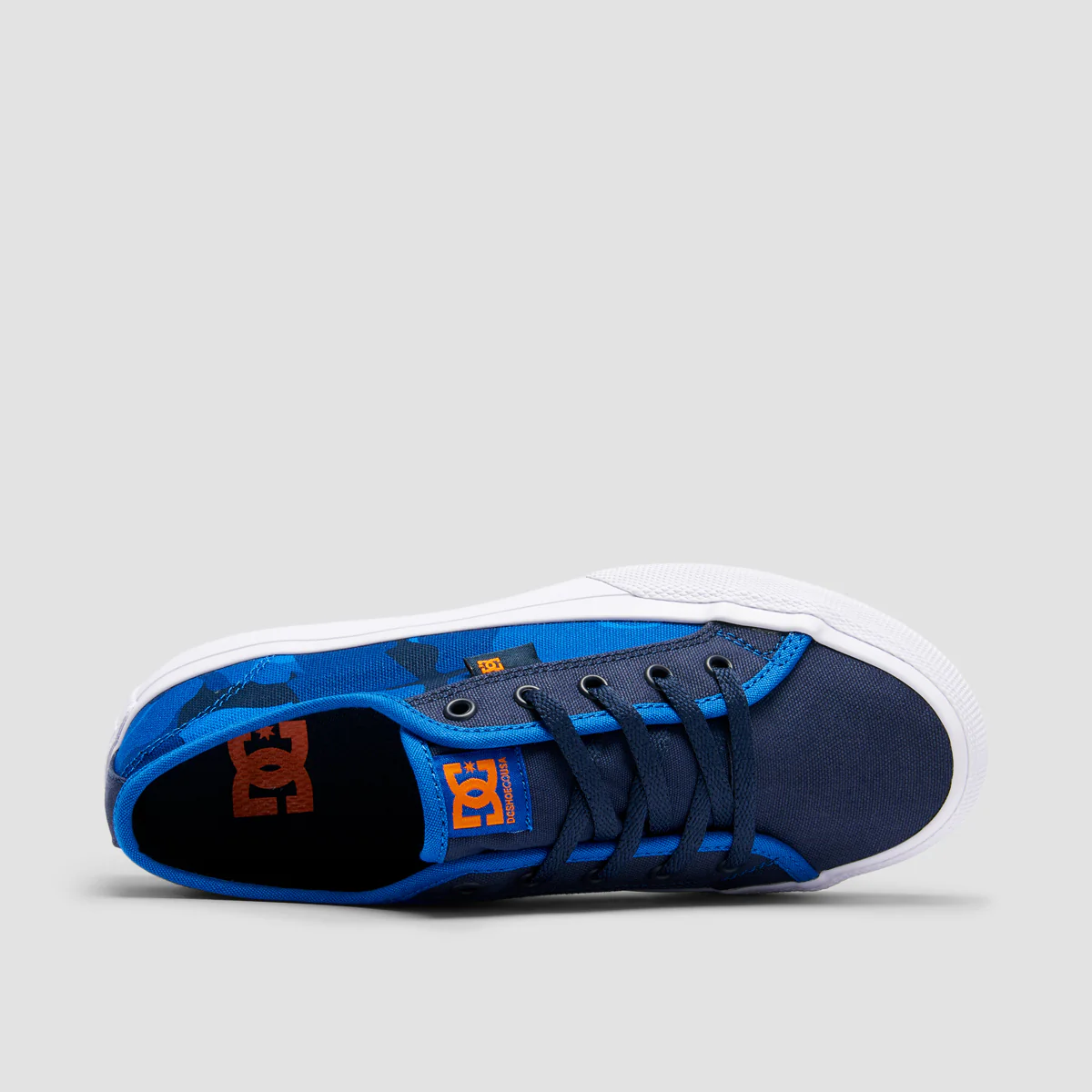 DC Manual Shoes - Shady Blue/Orange - Kids - Image 4