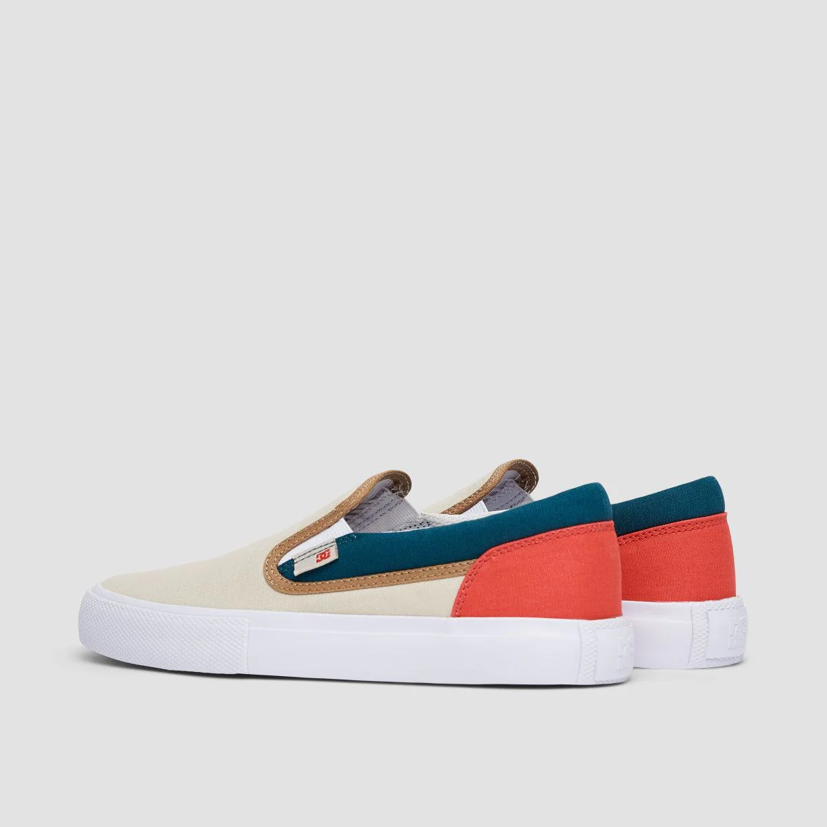 DC Manual Slip-On Shoes - Cream - Womens - Image 3