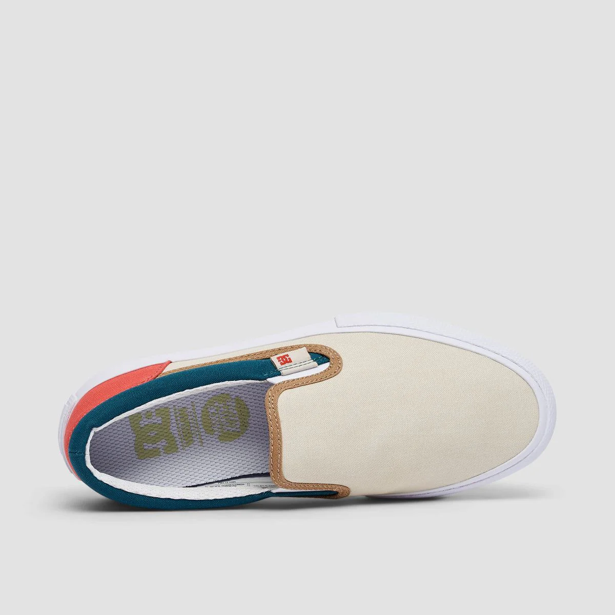 DC Manual Slip-On Shoes - Cream - Womens - Image 4