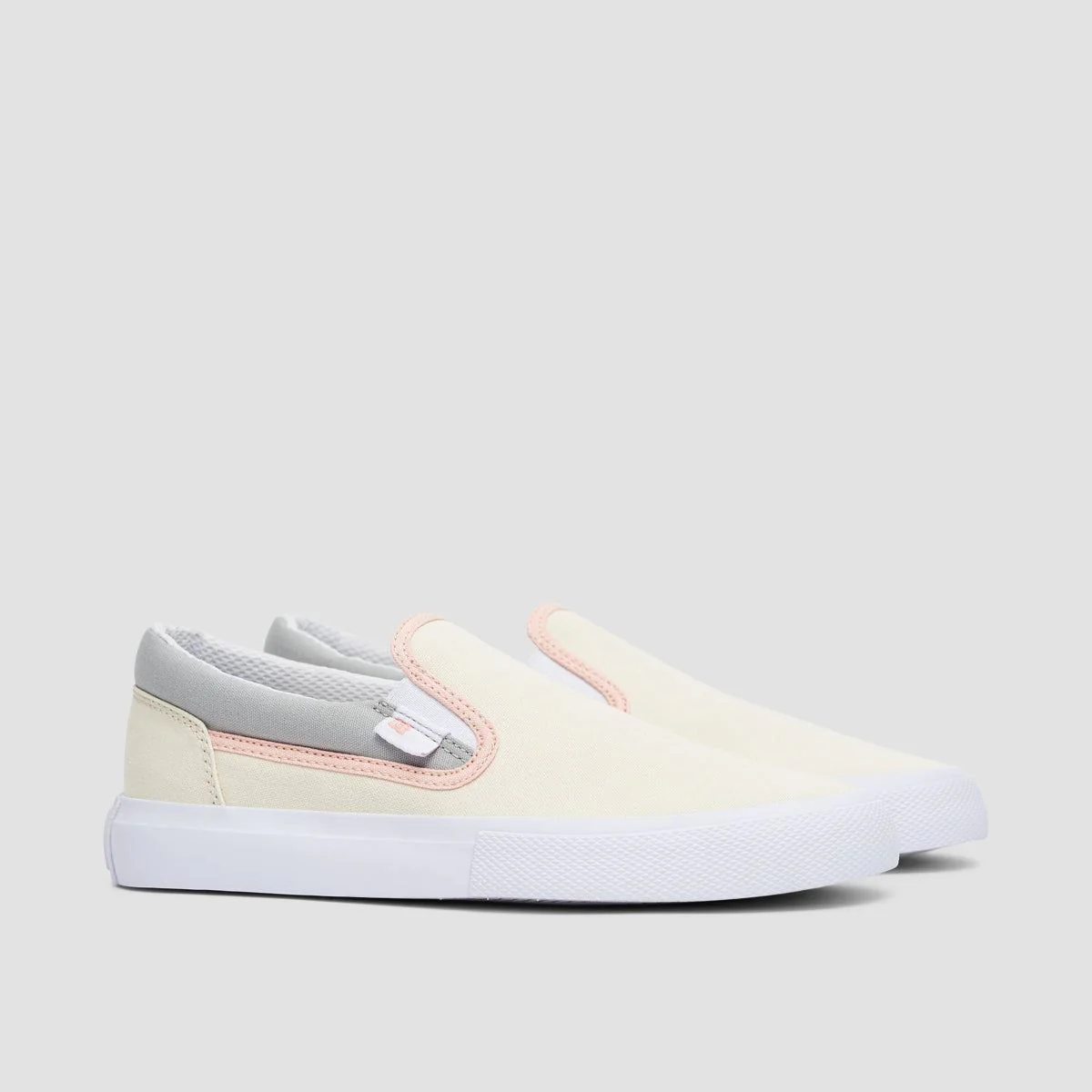 DC Manual Slip-On TXSE Shoes - Grey/Pink - Womens - Image 2