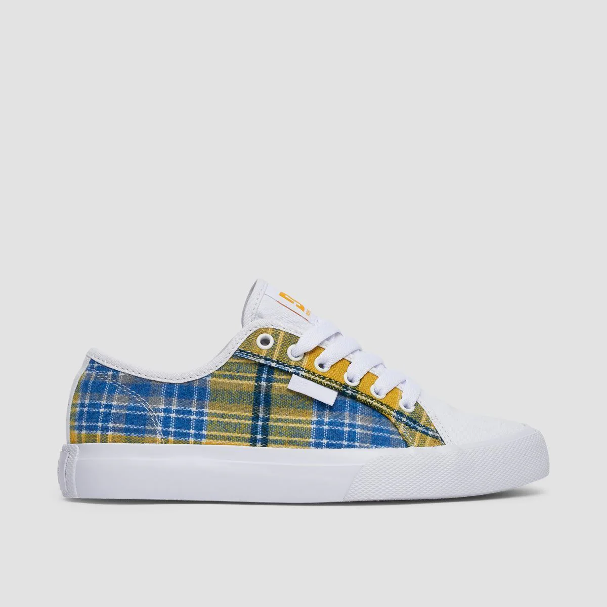 DC Manual TXSE Shoes - White/Plaid - Womens