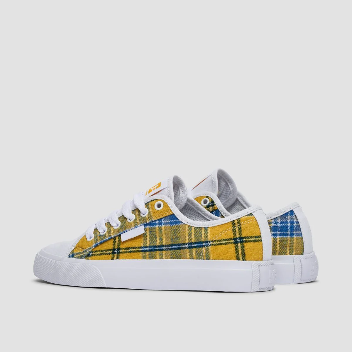DC Manual TXSE Shoes - White/Plaid - Womens - Image 3