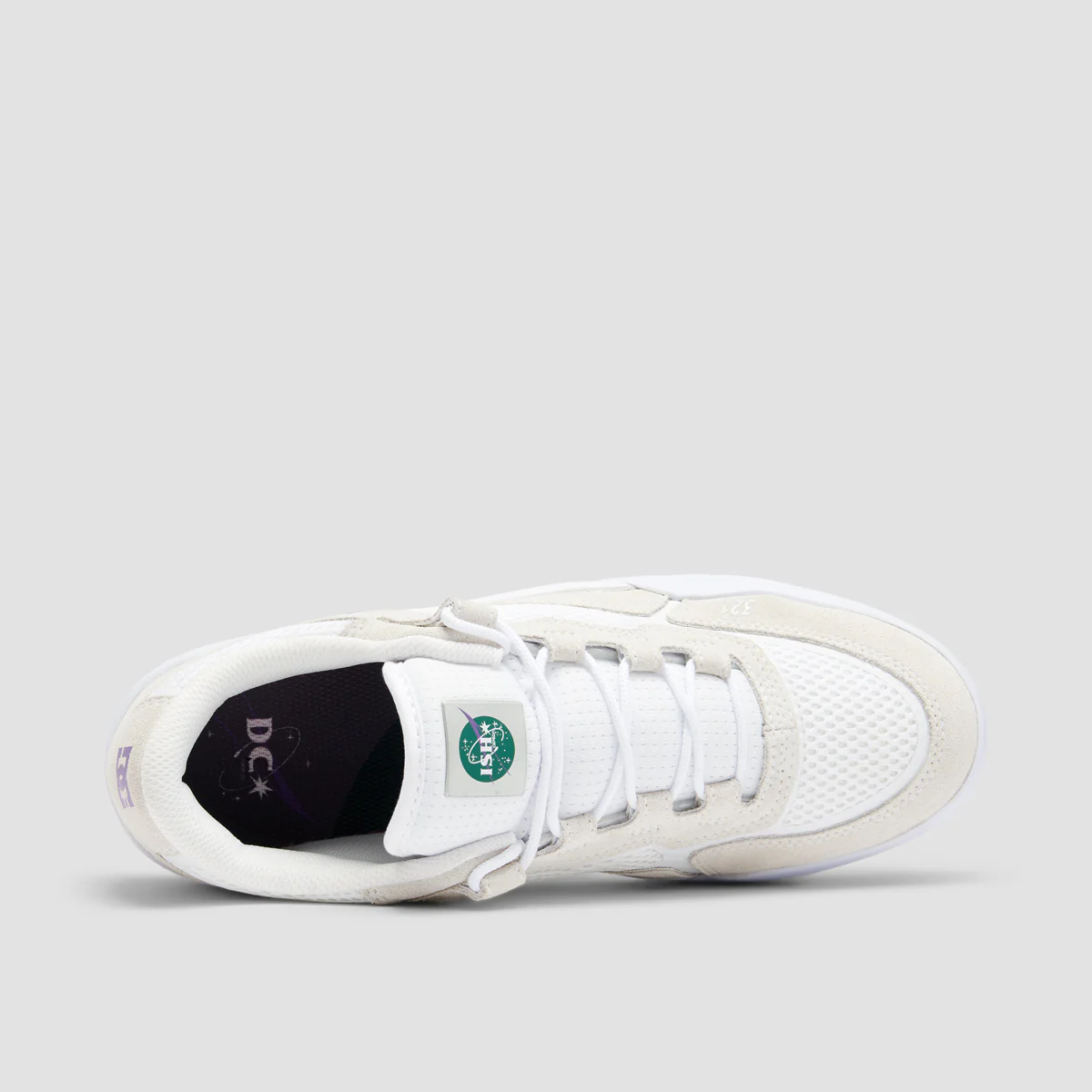 DC Metric S X Ish Cepeda Shoes - White/Purple - Image 4